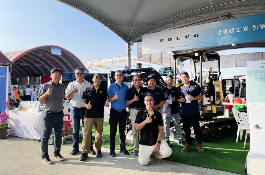 Volvo CE Highlights ECR25 Electric Excavator in Taiwan